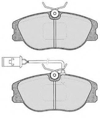 Комплект тормозных колодок, дисковый тормоз RA.0352.0 RAICAM
