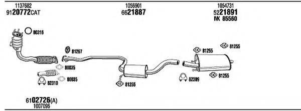 Система выпуска ОГ FO20290 WALKER