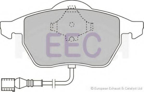 Комплект тормозных колодок, дисковый тормоз BRP1110 EEC