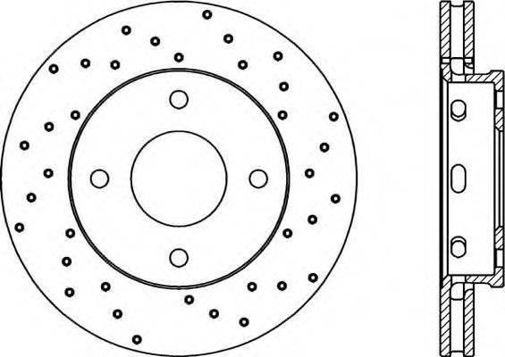 Тормозной диск BDRS2055.25 OPEN PARTS