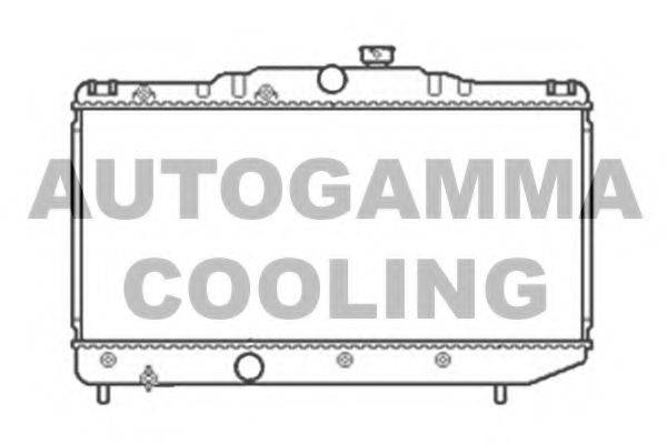 Радиатор, охлаждение двигателя 105575 AUTOGAMMA