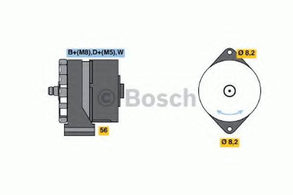 Генератор 0 986 037 450 BOSCH