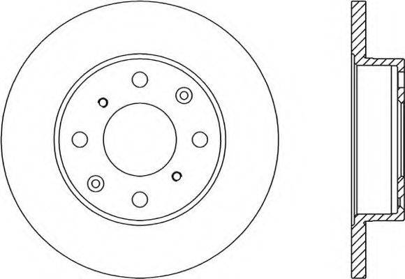 Тормозной диск BDR1050.10 OPEN PARTS