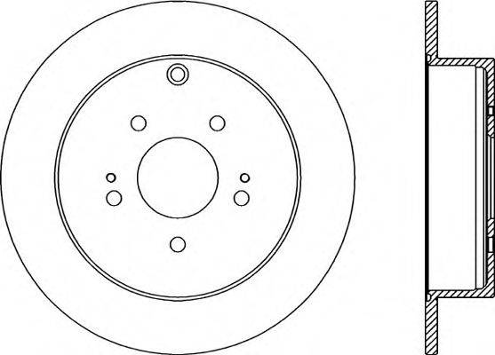 Тормозной диск BDA2262.10 OPEN PARTS