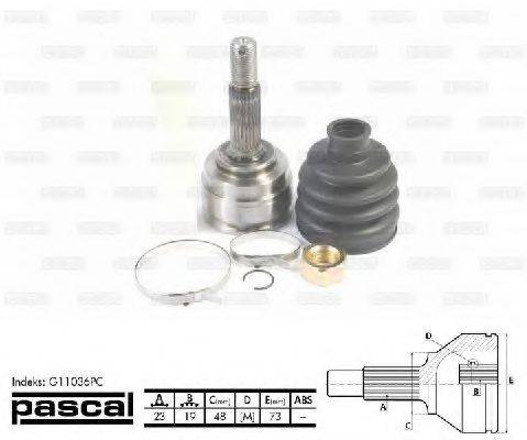 G11036PC PASCAL Шарнирный комплект, приводной вал G11036PC PASCAL