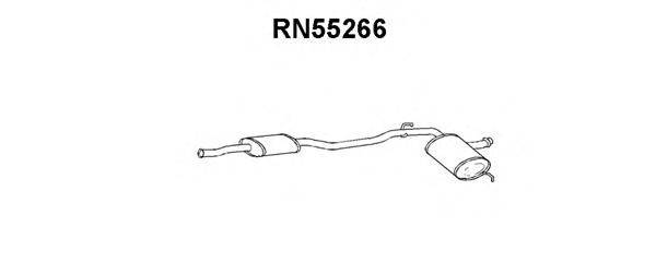 Средний глушитель выхлопных газов RN55266 VENEPORTE