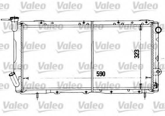 Радиатор, охлаждение двигателя 730455 VALEO