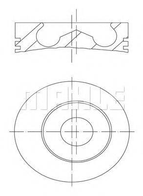 Поршень 099 PI 00120 000 MAHLE ORIGINAL