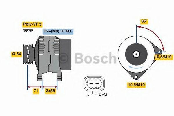 Генератор LRA03550 LUCAS ELECTRICAL