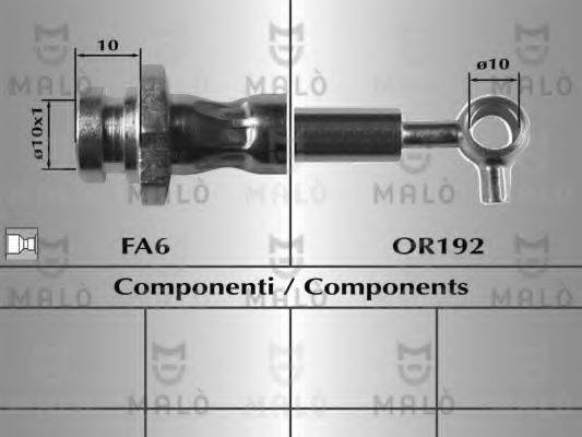 Тормозной шланг 8027 MALO