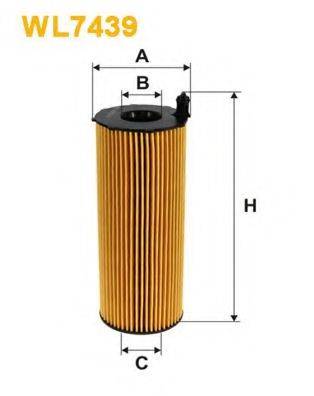 Фильтр масляный WL7439 WIX FILTERS