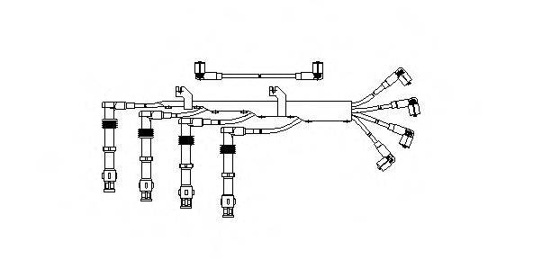 Комплект проводов зажигания 473/100 BREMI