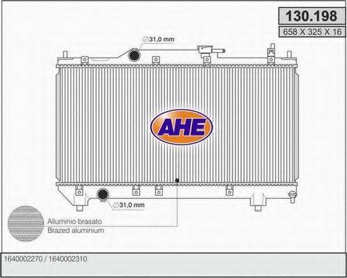 Радиатор, охлаждение двигателя 130.198 AHE