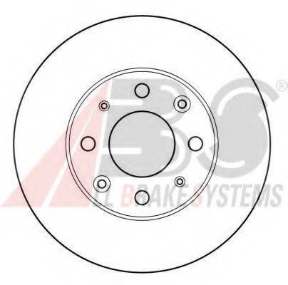 Тормозной диск 15567 A.B.S.