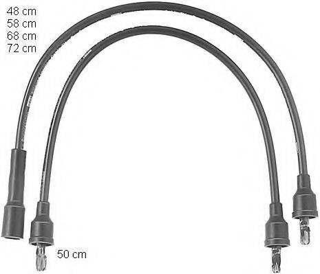 Комплект проводов зажигания ZEF572 BERU