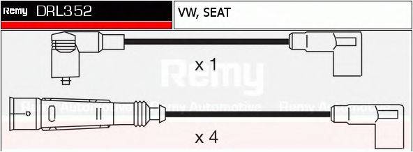 Комплект проводов зажигания DRL352 REMY