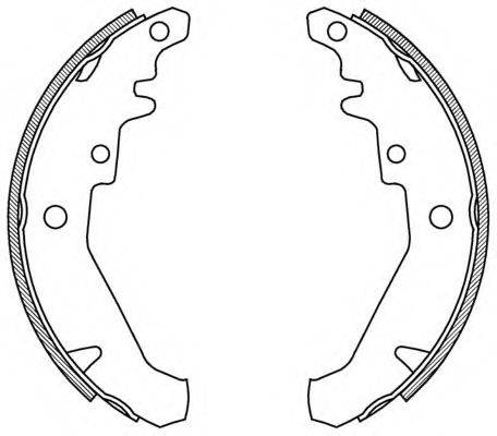 Комплект тормозных колодок BSA2069.00 OPEN PARTS