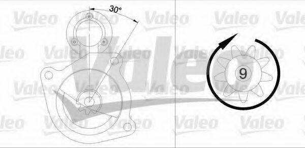 Стартер 455528 VALEO