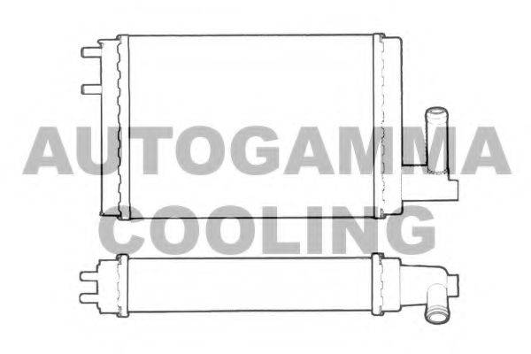 Теплообменник, отопление салона 101617 AUTOGAMMA
