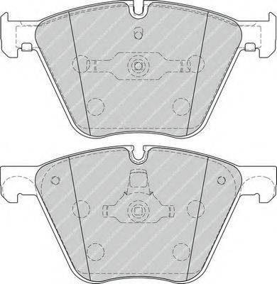 Комплект тормозных колодок, дисковый тормоз FDB4287 FERODO