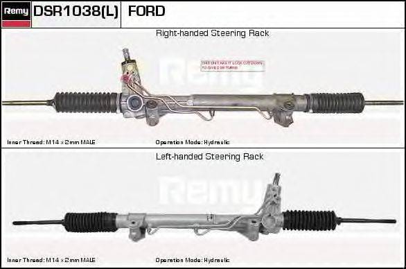 Рулевой механизм DSR1038L REMY