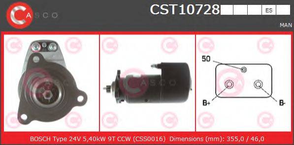 Стартер CST10728ES CASCO