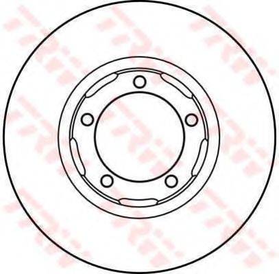 Тормозной диск DF2609 TRW