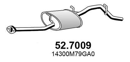 Глушитель выхлопных газов конечный 52.7009 ASSO