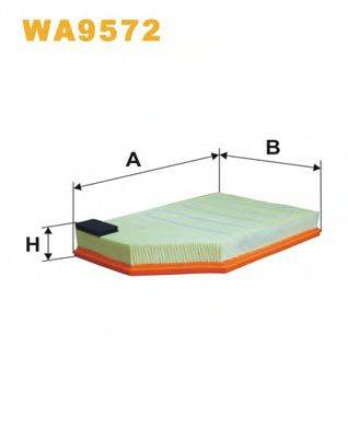 Фильтр воздушный WA9572 WIX FILTERS