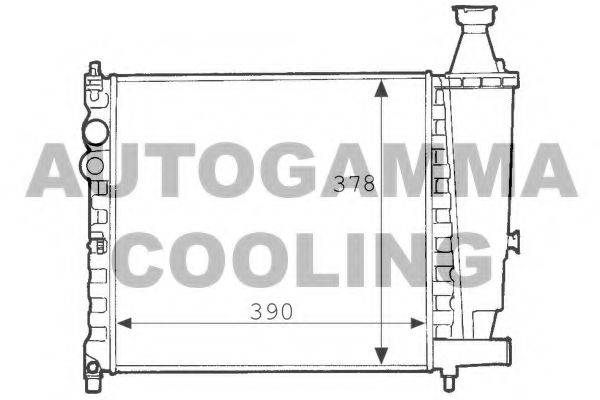Теплообменник 100760 AUTOGAMMA