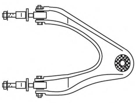 Рычаг независимой подвески колеса, подвеска колеса 2063 FRAP