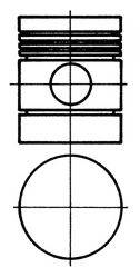 Поршень 91130600 KOLBENSCHMIDT