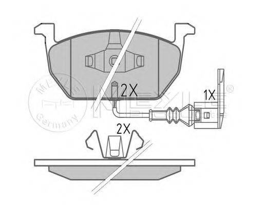 Комплект тормозных колодок, дисковый тормоз 05P1836 LPR