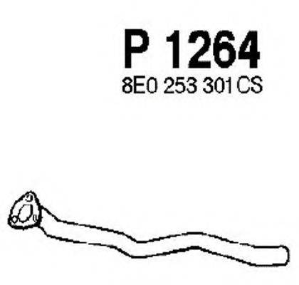 Труба выхлопного газа P1264 FENNO