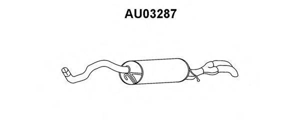 Глушитель выхлопных газов конечный AU03287 VENEPORTE