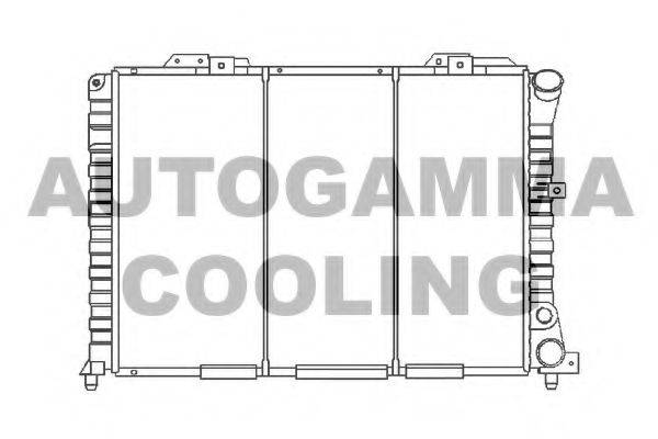 Радиатор, охлаждение двигателя 100021 AUTOGAMMA
