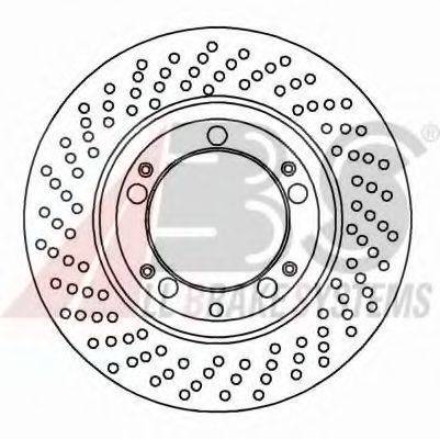 Тормозной диск 15882 A.B.S.