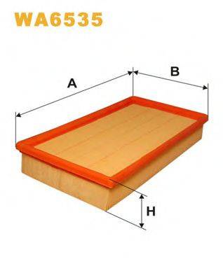 Фильтр воздушный WA6535 WIX FILTERS