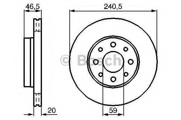 Тормозной диск 353611529240 MAGNETI MARELLI