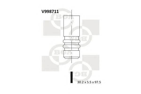 Выпускной клапан V998711 BGA