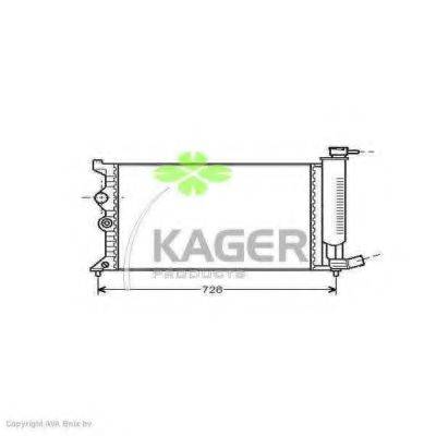 Радиатор, охлаждение двигателя 31-0169 KAGER