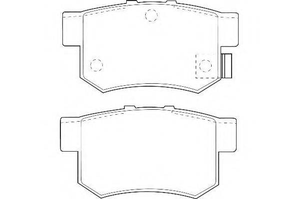 Комплект тормозных колодок, дисковый тормоз WBP21719A WAGNER