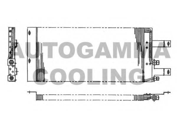 Конденсатор, кондиционер 101824 AUTOGAMMA