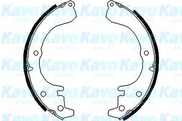 Комплект тормозных колодок BS-9908 KAVO PARTS