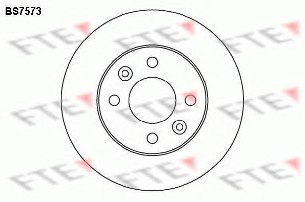 Тормозной диск BS7573 FTE