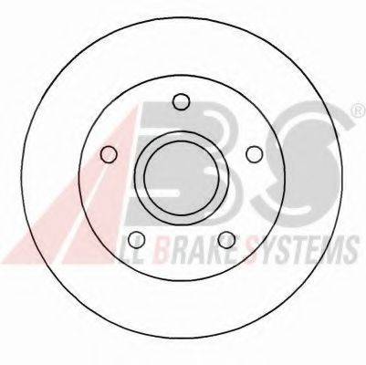 Тормозной диск 16027 A.B.S.
