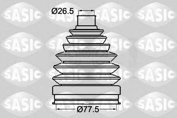 Комплект пылника, приводной вал 1904038 SASIC