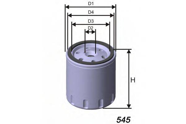 Фильтр масляный Z131 MISFAT