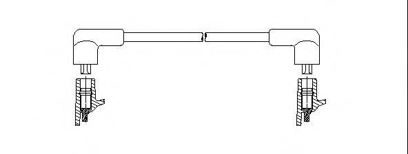 Провод зажигания 627/40 BREMI