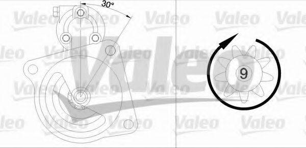 Стартер 455518 VALEO